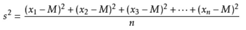 方差公式