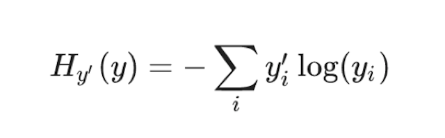 交叉熵损失公式